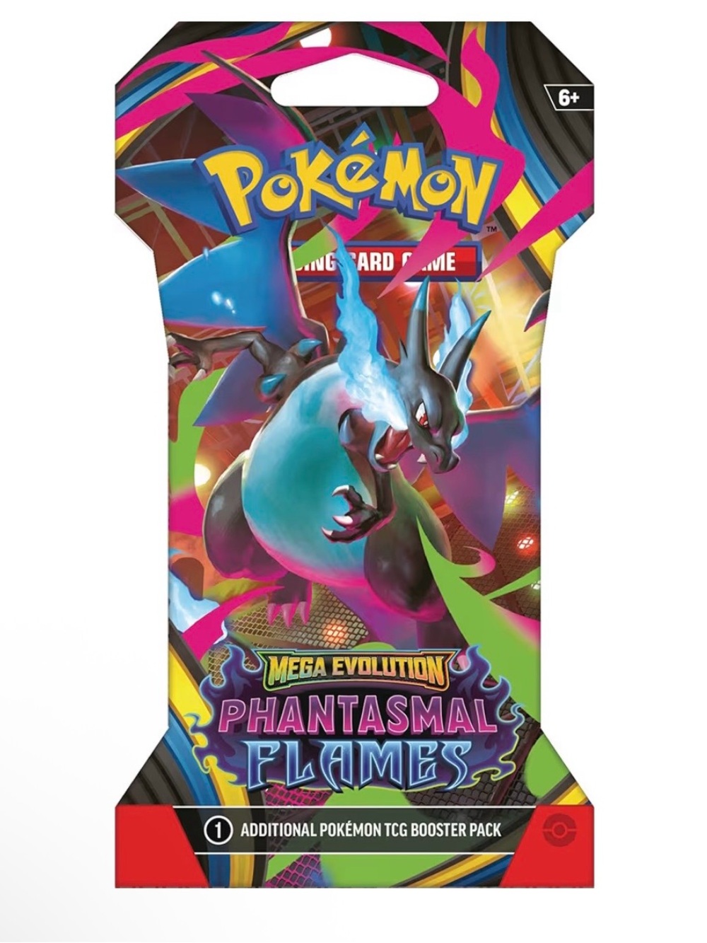 Pokemon Phantasmal Flames Booster Pack - Purple, Blue, Pink, Green, Black